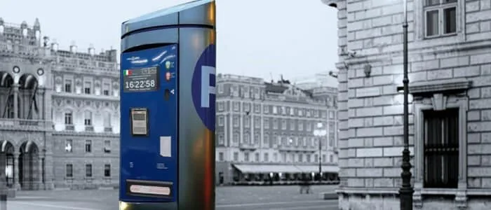 Parcometro SPAZIO prima dell’aggiornamento Retrofit EVO