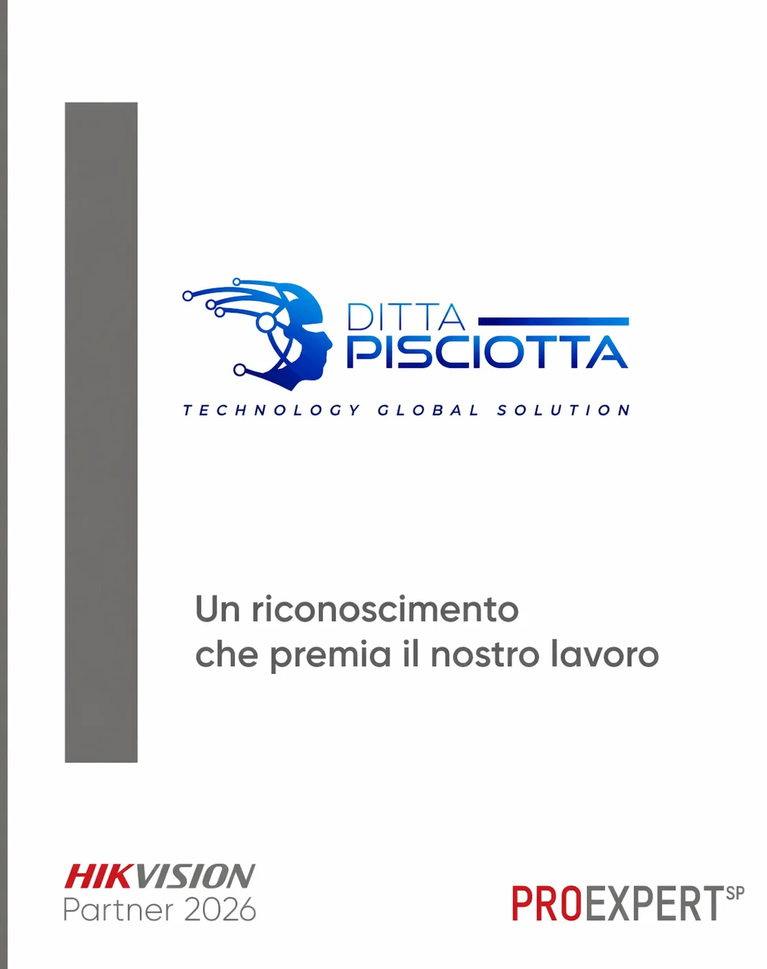 Ditta Pisciotta – Partner Hikvision 2026 PRO EXPERT